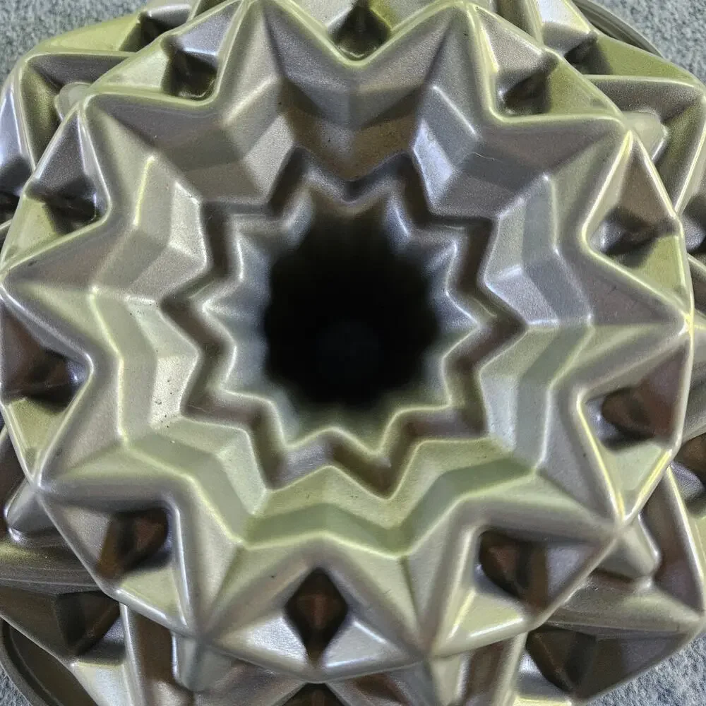 Anolon Diamond Star Shaped Fluted Baking Bake Cake Pan Mold Non Stick Vintge